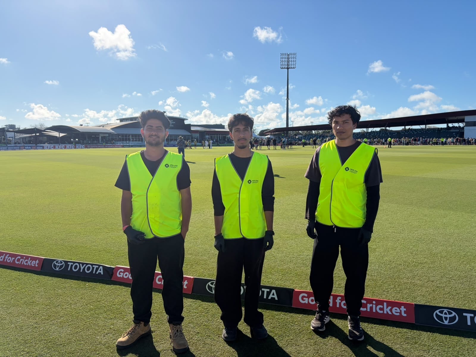 New Era Mackay event team at Great Barrier Reef Arena