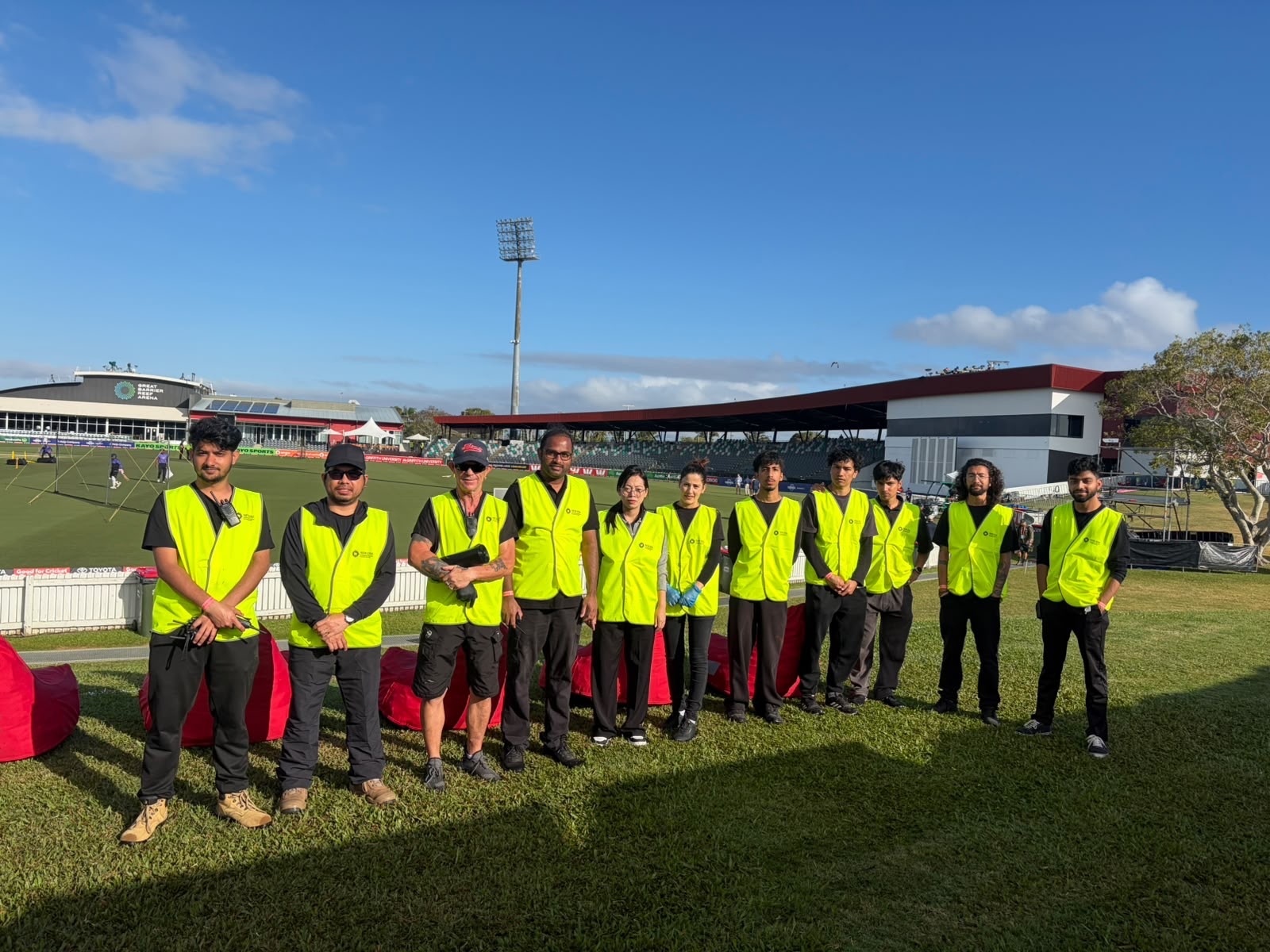 New Era event services team at Great Barrier Reef Arena in Mackay