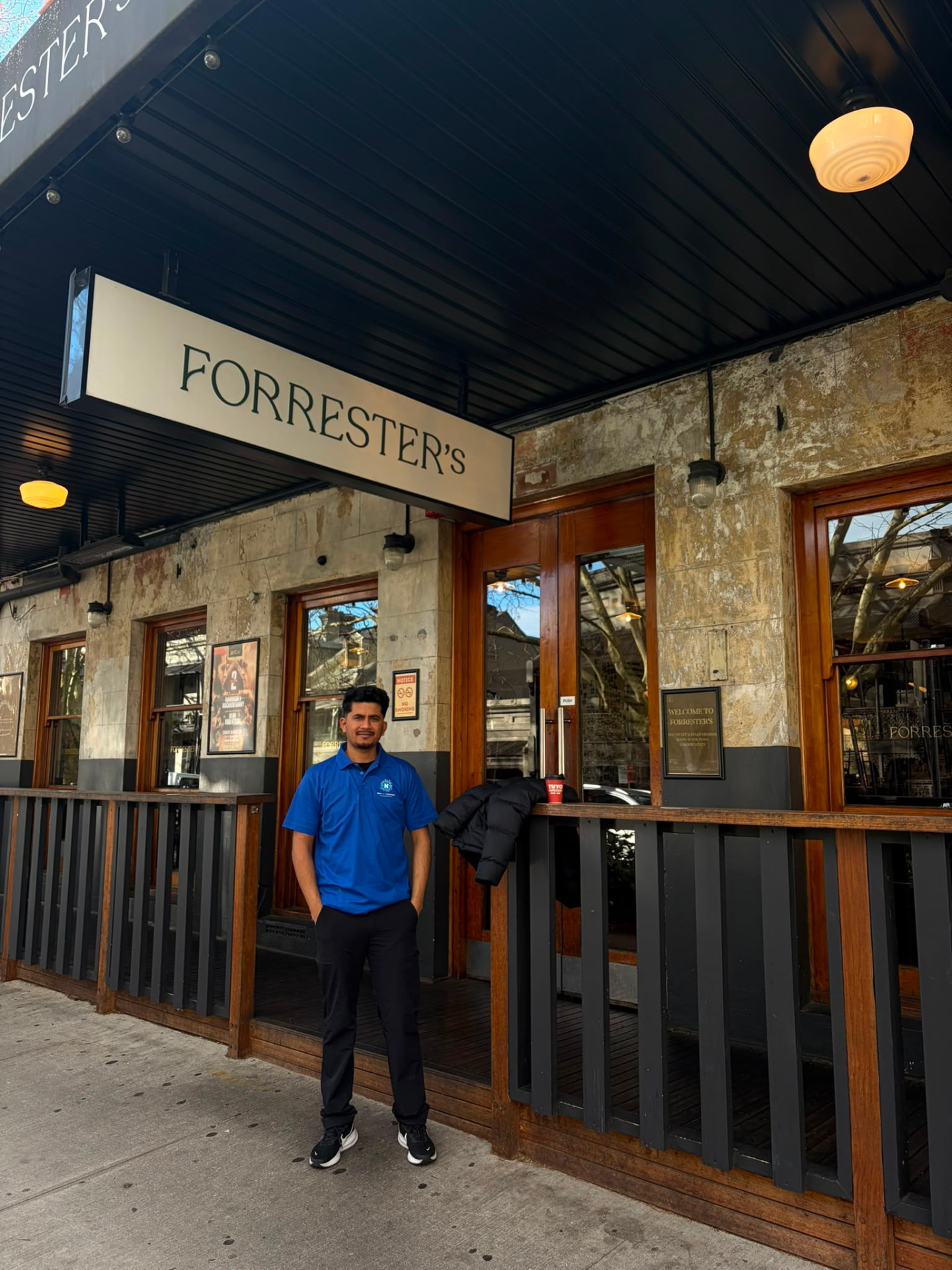New Era team member outside Forrester’s